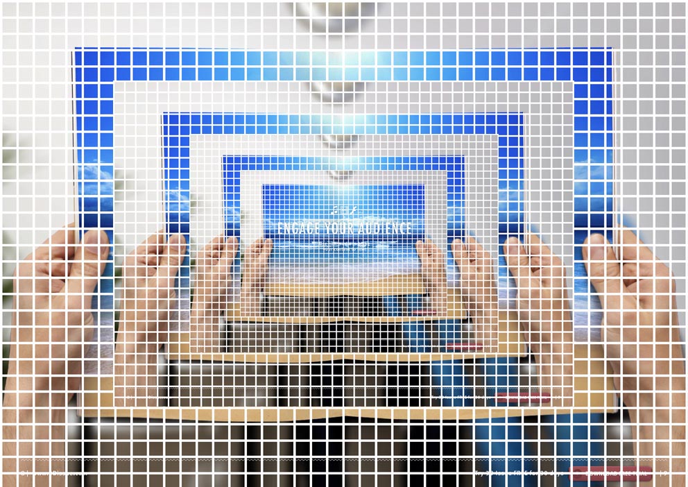 Comparison of tiled image sizes